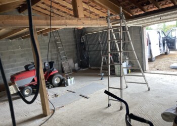 Aménagement électrique d’un garage transformé en studio au Lherm